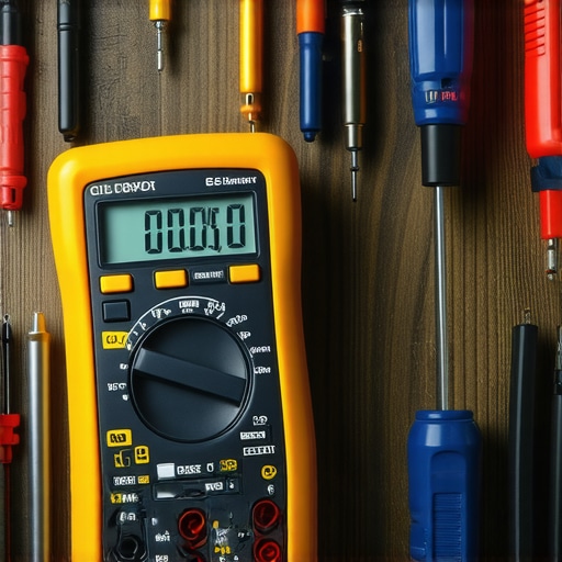 Multimeter and infrared thermometer used by technicians to diagnose appliance issues