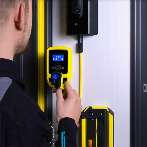 A person connecting wires to a doorbell transformer safely