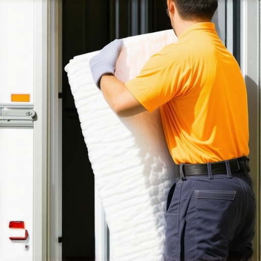 The best way to secure a new refrigerator during a move