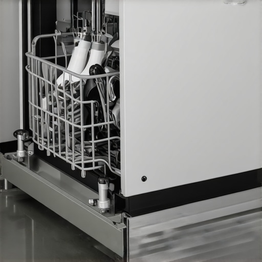 The specific mounting screws that stop your dishwasher from tipping
