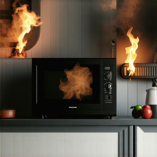 Why Your Microwave Smells Like Something Is Burning Inside the Walls