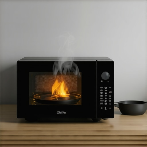 Why your microwave smells like something is burning even when empty