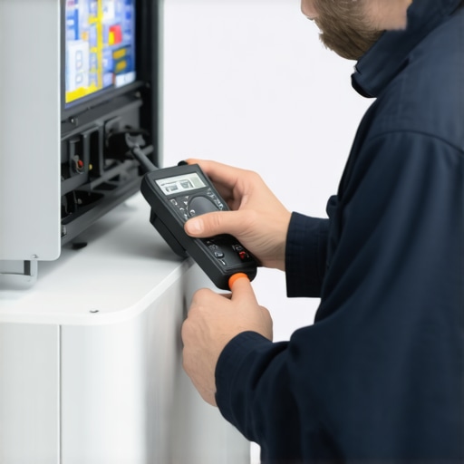 Essential Tools for Appliance Maintenance Technician diagnosing and maintaining home appliances with specialized tools