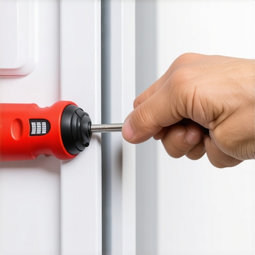 Person checking the refrigerator's interior light socket for damage and corrosion.