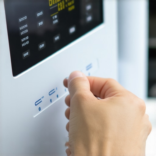 Person filling out an online appliance warranty registration form