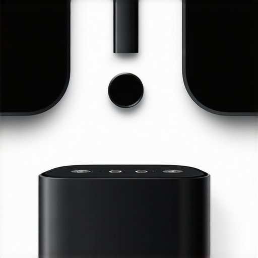 Person performing a reset on a smart home hub in a home network setup.
