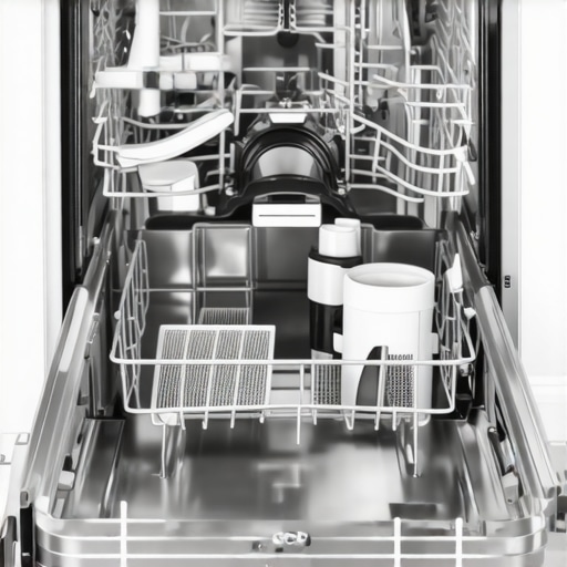 The hidden drain pump filter on your European-style dishwasher