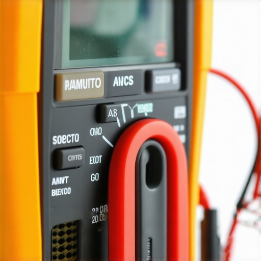 Using a Multimeter for Appliance Diagnostics Person testing appliance wiring with a digital multimeter