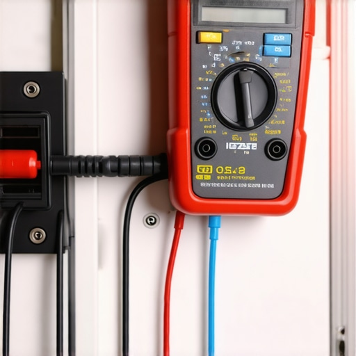Using a Multimeter for Appliance Diagnostics A technician measuring appliance wiring with a digital multimeter for accurate troubleshooting.