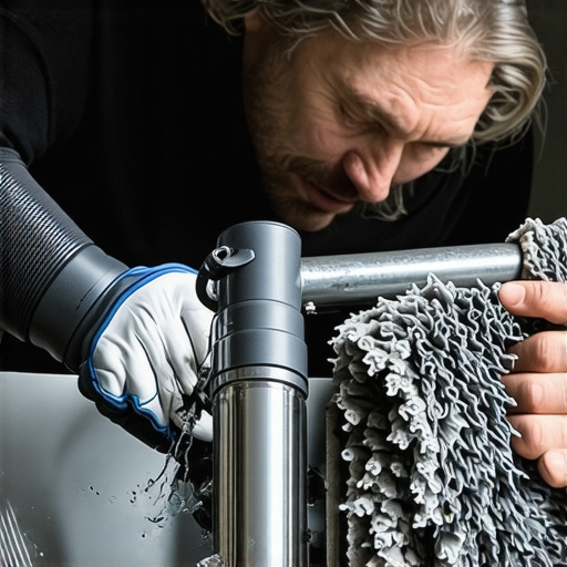 Vacuuming lint from deep inside a dryer lint trap housing
