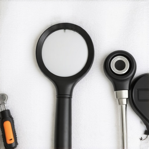 Telescopic mirror and magnetic tool for garbage disposal repair