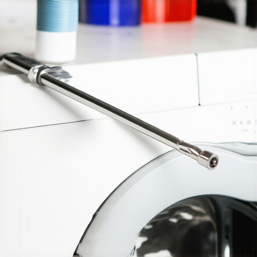 Deep-well socket and extension tool for repairing a washing machine agitator.