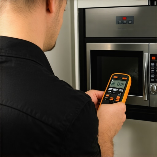 A professional technician performing detailed diagnostics on an appliance to ensure warranty compliance.