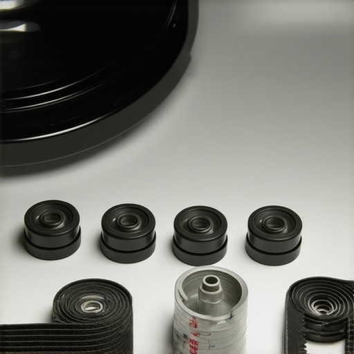 Full Dryer Repair Kit for Maintenance A complete dryer drum roller and belt replacement kit shown next to a dryer drum.