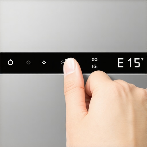 A homeowner identifying a dishwasher error code to help with same-day repair diagnosis