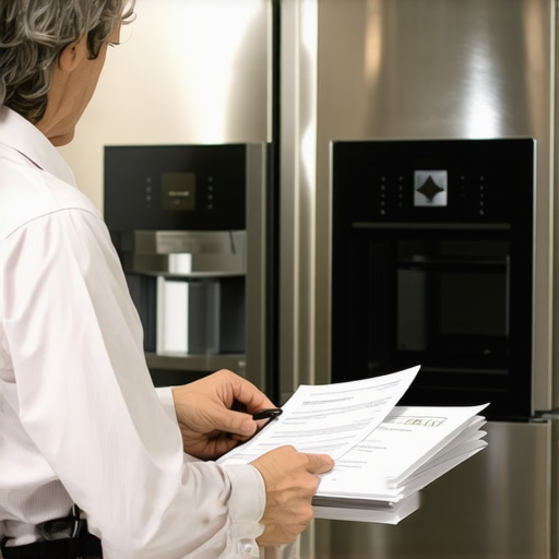 A homeowner documenting appliance maintenance to ensure warranty coverage and avoid repair disputes.