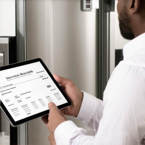A homeowner documenting service history to protect their appliance warranty.