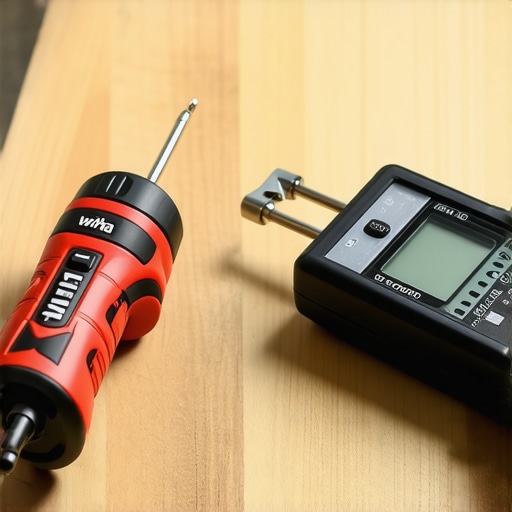 Professional torque screwdriver and digital caliper used for smart lock installation and warranty-safe maintenance.