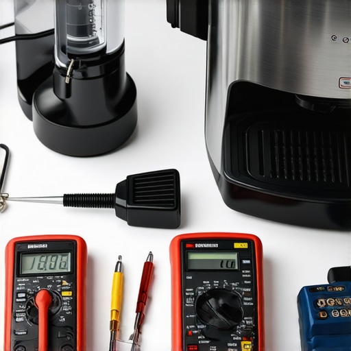 Close up of tools for appliance repair and maintenance on a kitchen counter