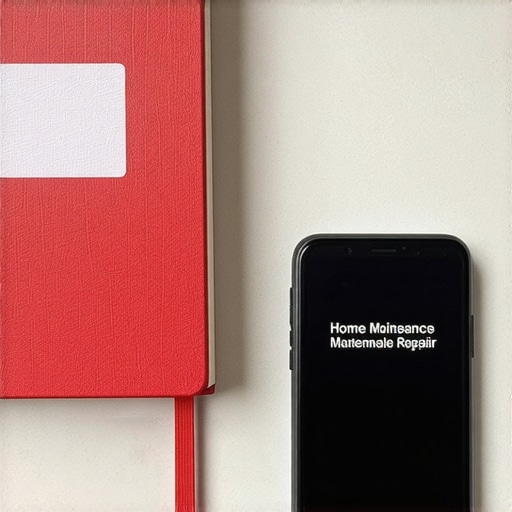 A homeowner's maintenance logbook and digital service records