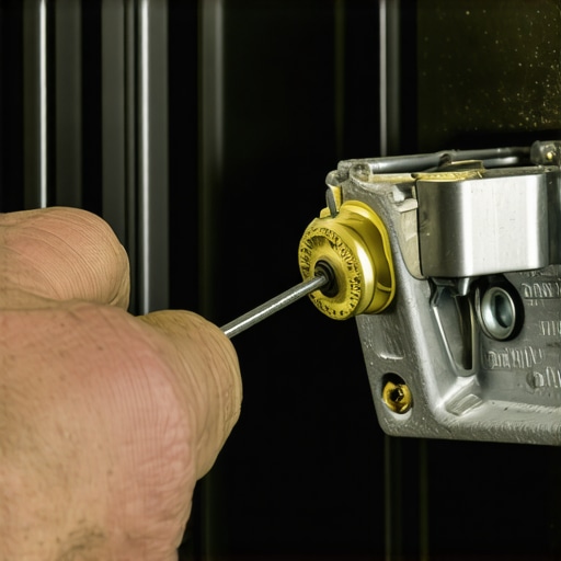 Step-by-step removal of a gas oven igniter for replacement.
