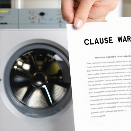 Homeowner reviewing appliance warranty terms for repair coverage