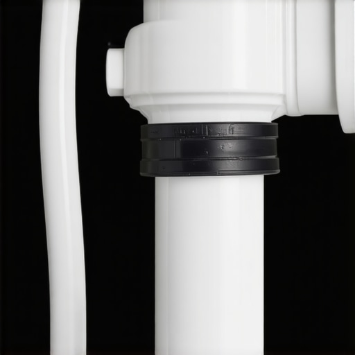 A properly secured washing machine drain hose anchored to a standpipe with a heavy-duty zip-tie and U-hook guide to prevent water damage.