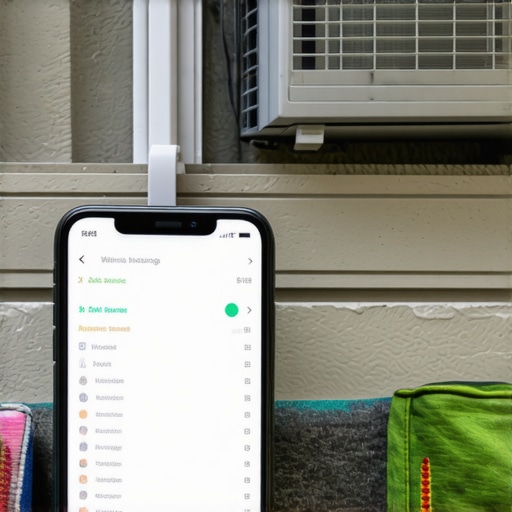 Close-up of a phone showing split Wi-Fi bands to fix smart home appliance connection issues.