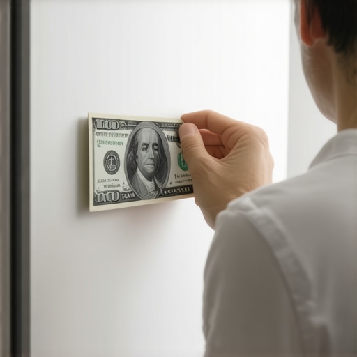 Technique for checking refrigerator door seal tightness with a dollar bill